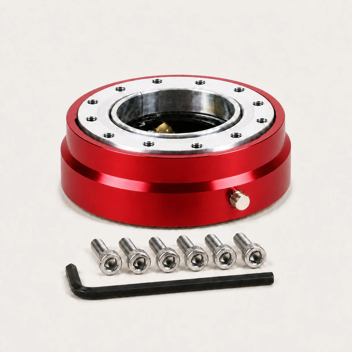 Extractor de Volante Rápido - Quick Release V1. [IRP-CATALOG:SHUB002-ROJ-1-C.webp:68a1c46ec194f9d0]