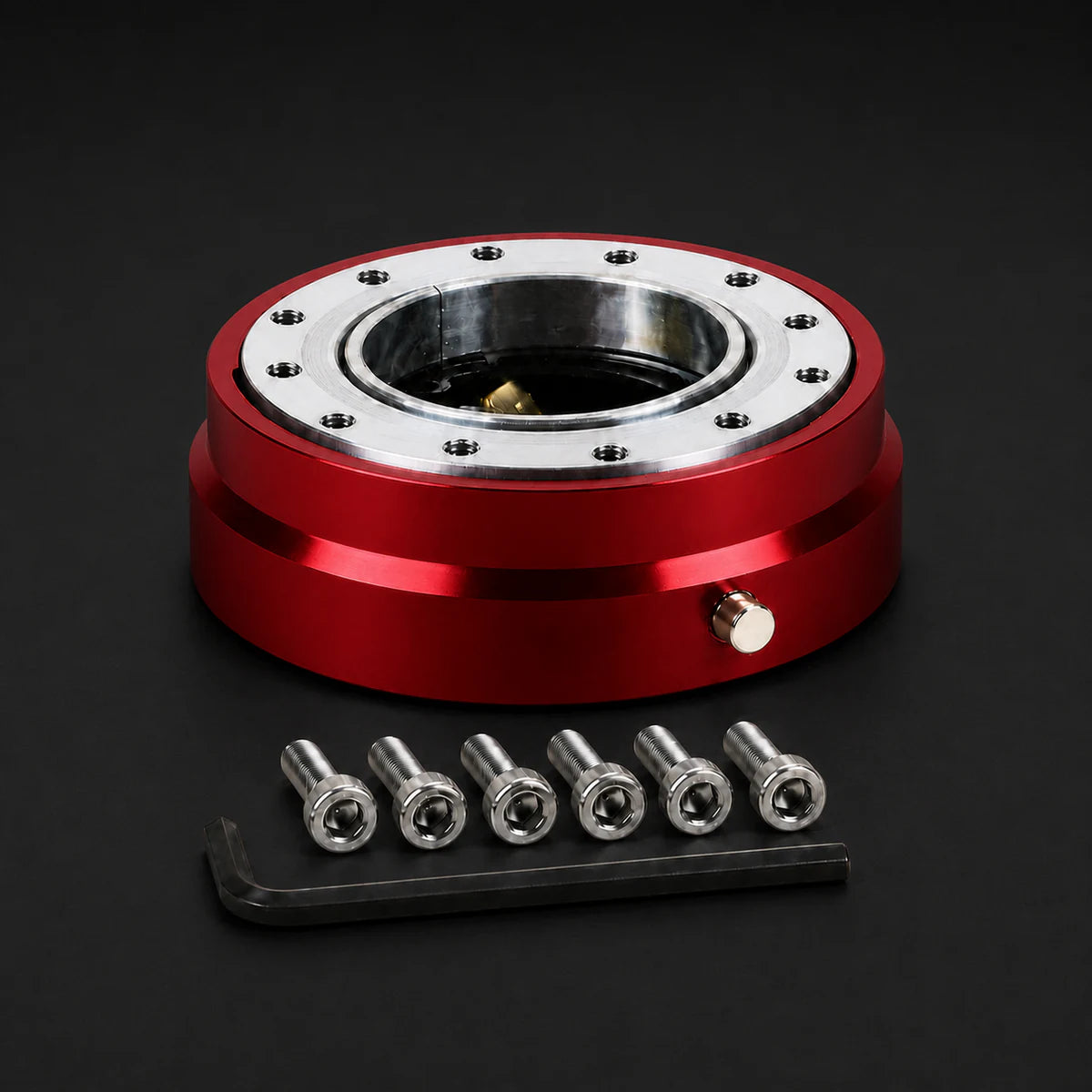 Extractor de Volante Rápido - Quick Release V1. [IRP-CATALOG:SHUB002-ROJ-1-O.webp:914ceb84c3543848]