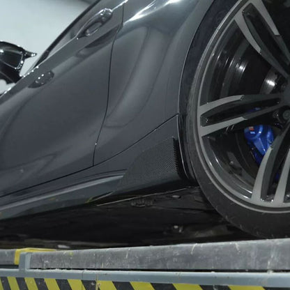 Extensión De Zócalos Fibra De Carbono Para BMW F87 M2 16-19