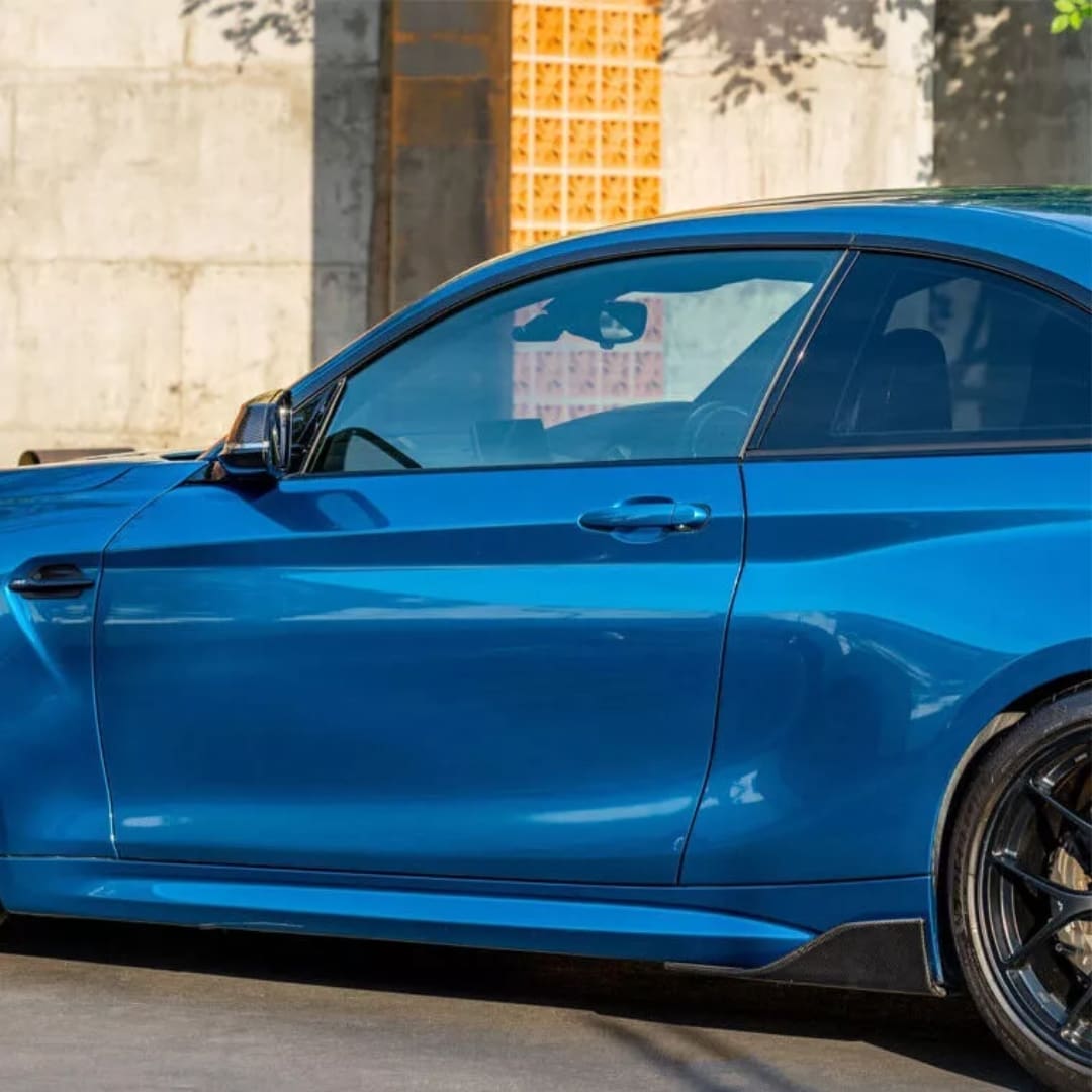 Extensión De Zócalos Fibra De Carbono Para BMW F87 M2 16-19