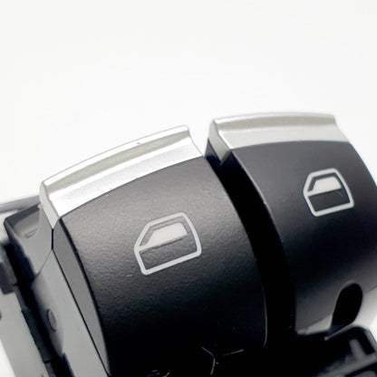 Comando Levanta Vidrios Cromado - Audi A3 A4 A6 Q7