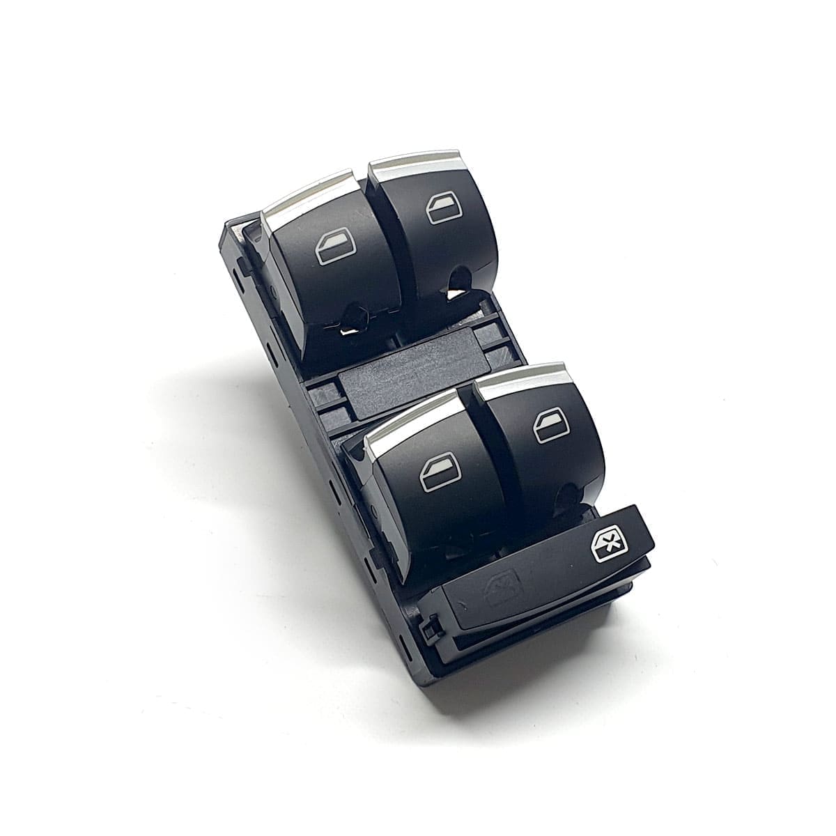 Comando Levanta Vidrios Cromado - Audi A3 A4 A6 Q7