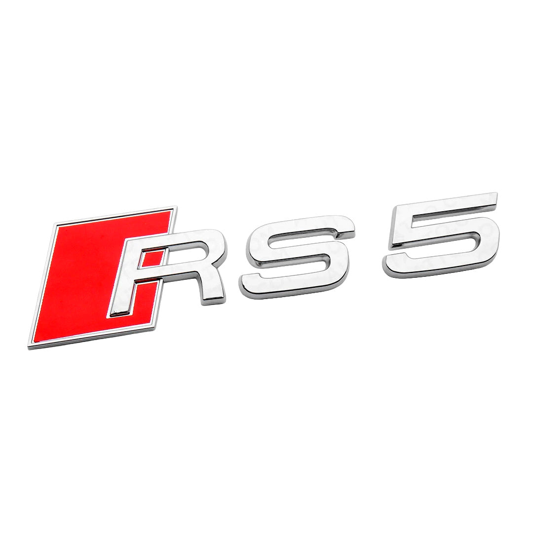 Parrilla estilo RS5 para Audi A5 12-16 Negra con Borde Cromado.