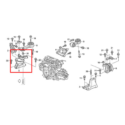 Taco Pata Soporte Motor Hidraulica Honda New Civic 06-11 1.8