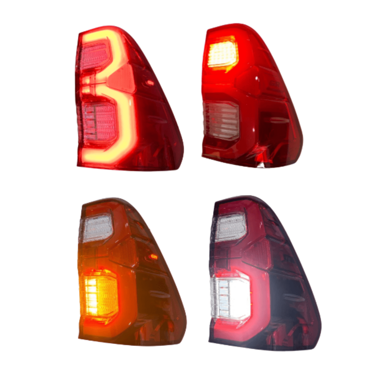 Ópticas Traseras Led Tipo Gr para Toyota Hilux 2016-2021