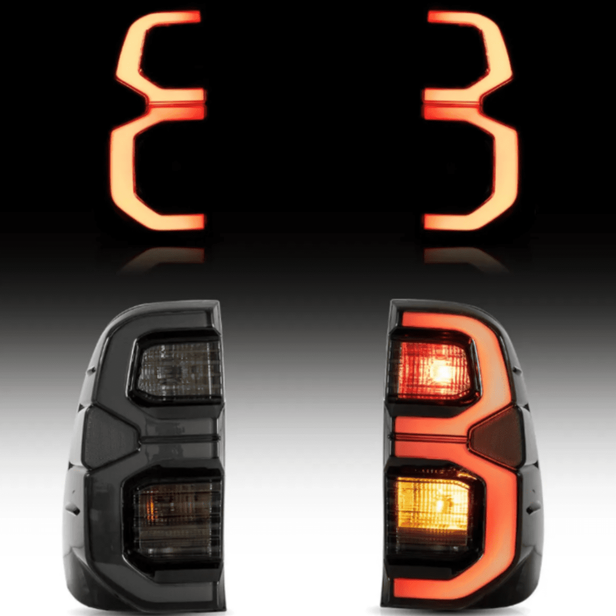Ópticas Traseras Led Tipo Gr para Toyota Hilux 2016-2021