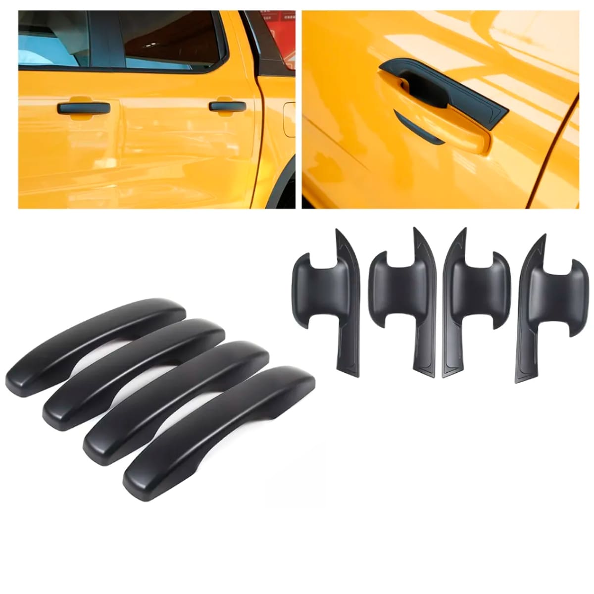 Kit Molduras para Ford Ranger Negro Mate