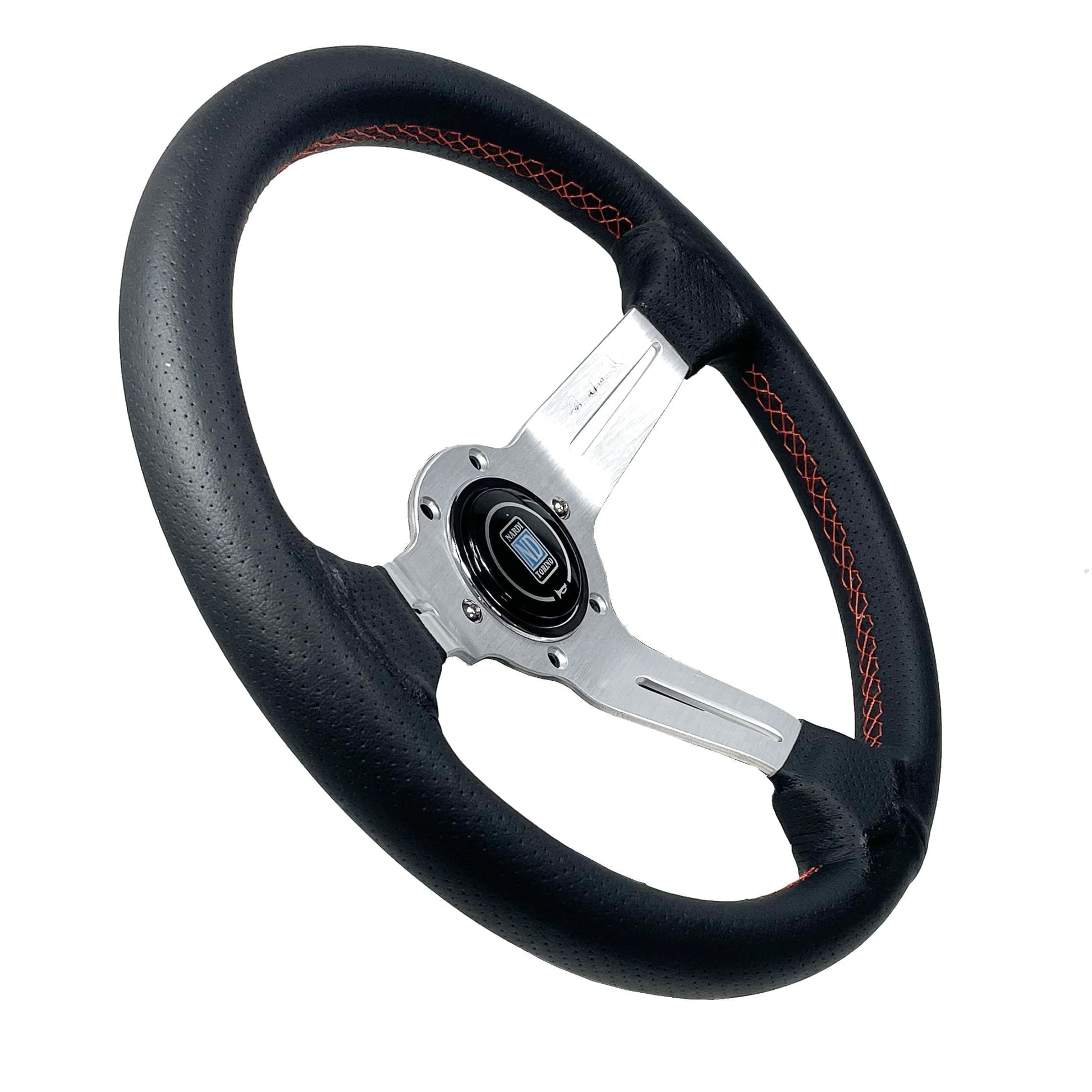 Volante Nardi De Cuero Universal De 330mm 6 Agujeros