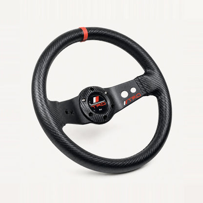 Volante de Cuero 330mm 2 Rayos Con Costuras Rojas TRD. [IRP-CATALOG:VOLA006-TRD-1-C.webp:0dc973d5810e70a0]
