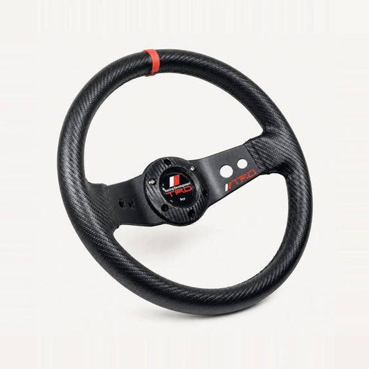 Volante de Cuero 330mm 2 Rayos Con Costuras Rojas TRD. [IRP-CATALOG:VOLA006-TRD-1-C.webp:0dc973d5810e70a0]