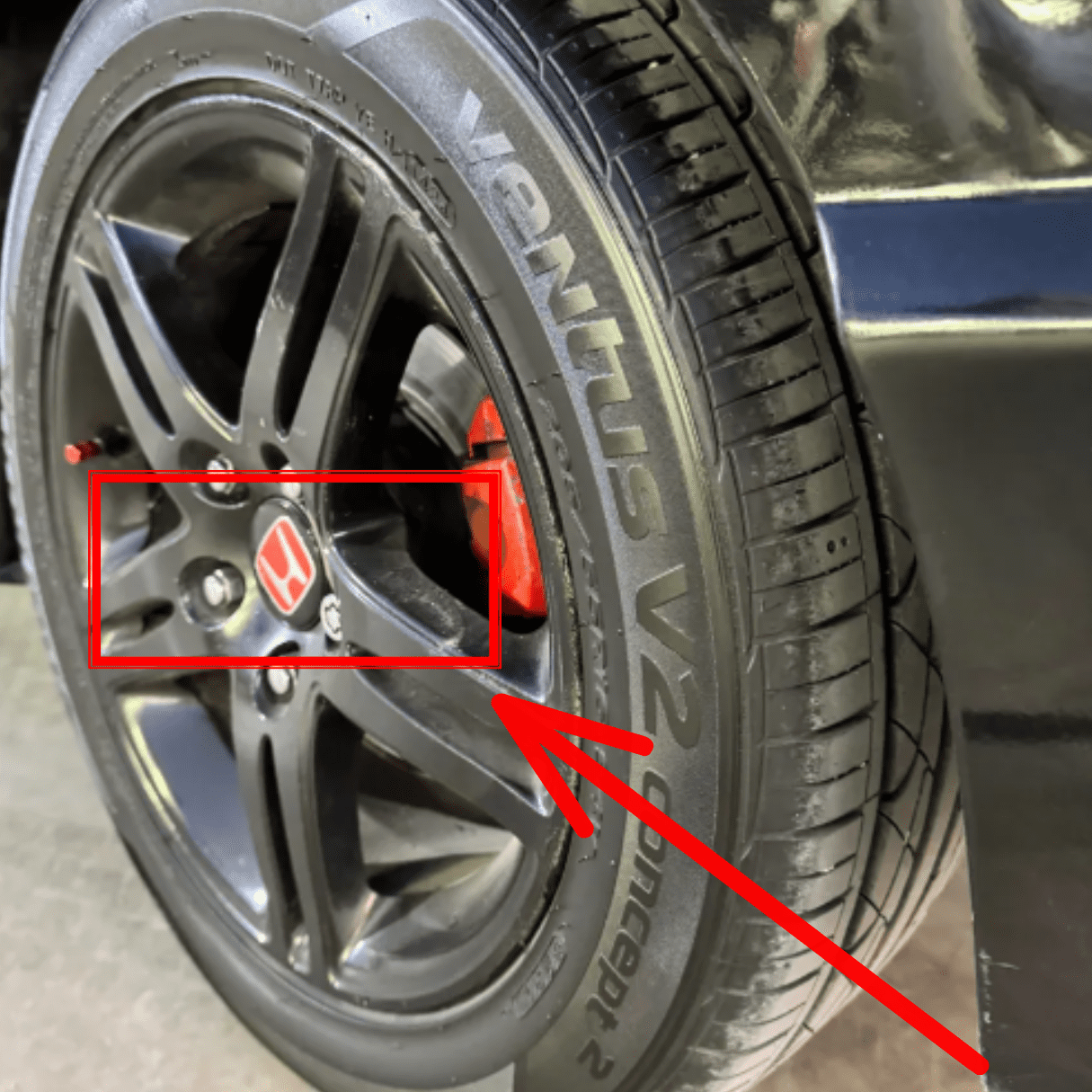 Centro de Llanta para Honda de 69mm