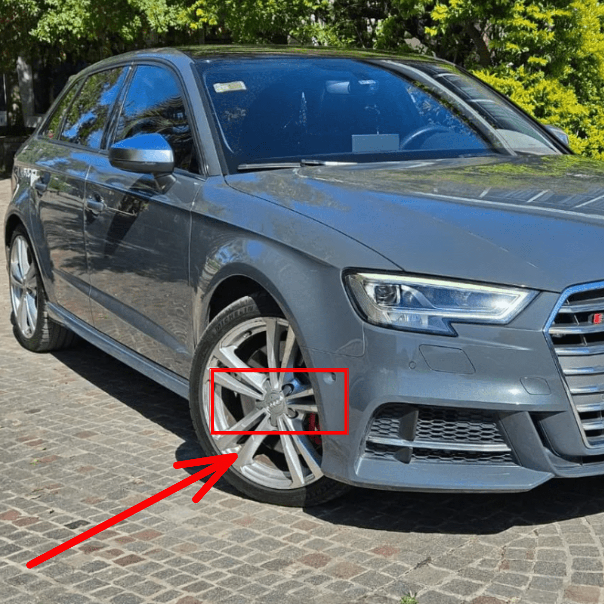 Centro de Llanta Estrella Audi - A3 A4 A5 Q5 Tt 55mm 4F0601165N