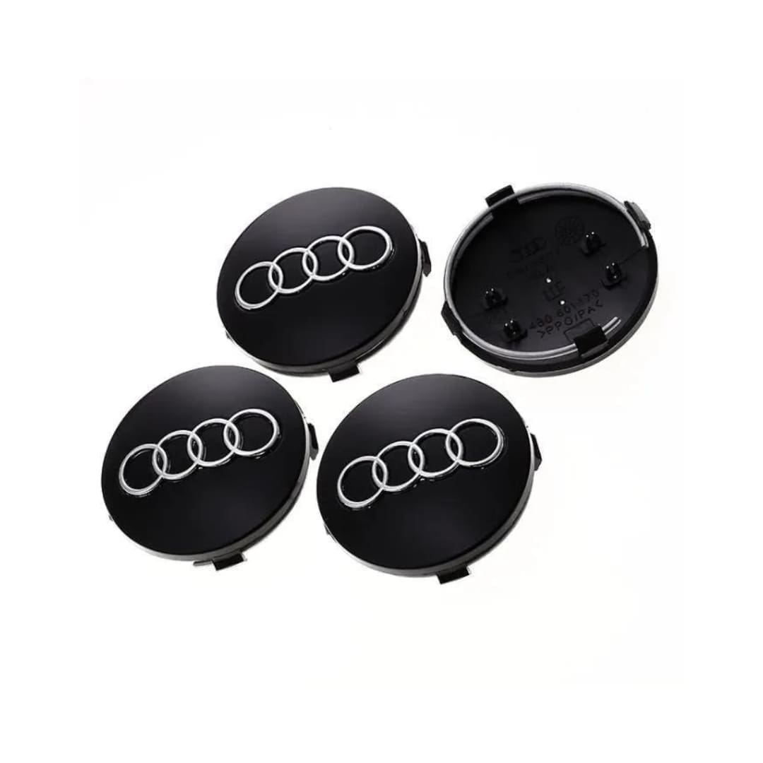 Kit X4 Centros De Llanta Audi 60mm 4b0 601 170 A