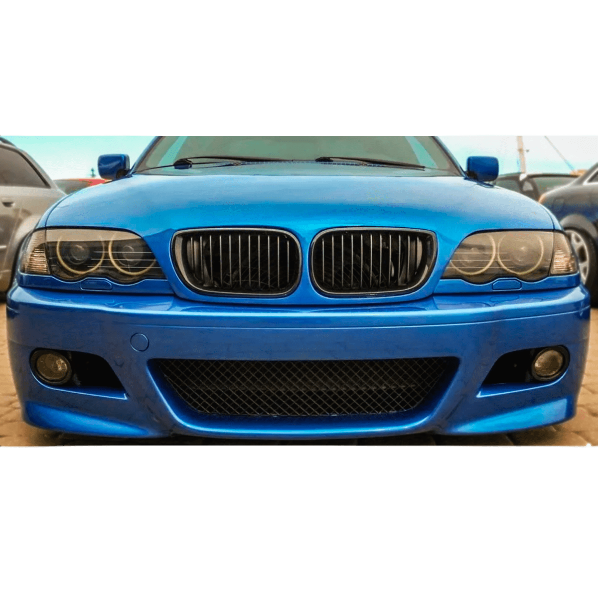 Paragolpe BMW E46 Serie 3 99-06 M3 Plástico con Antinieblas