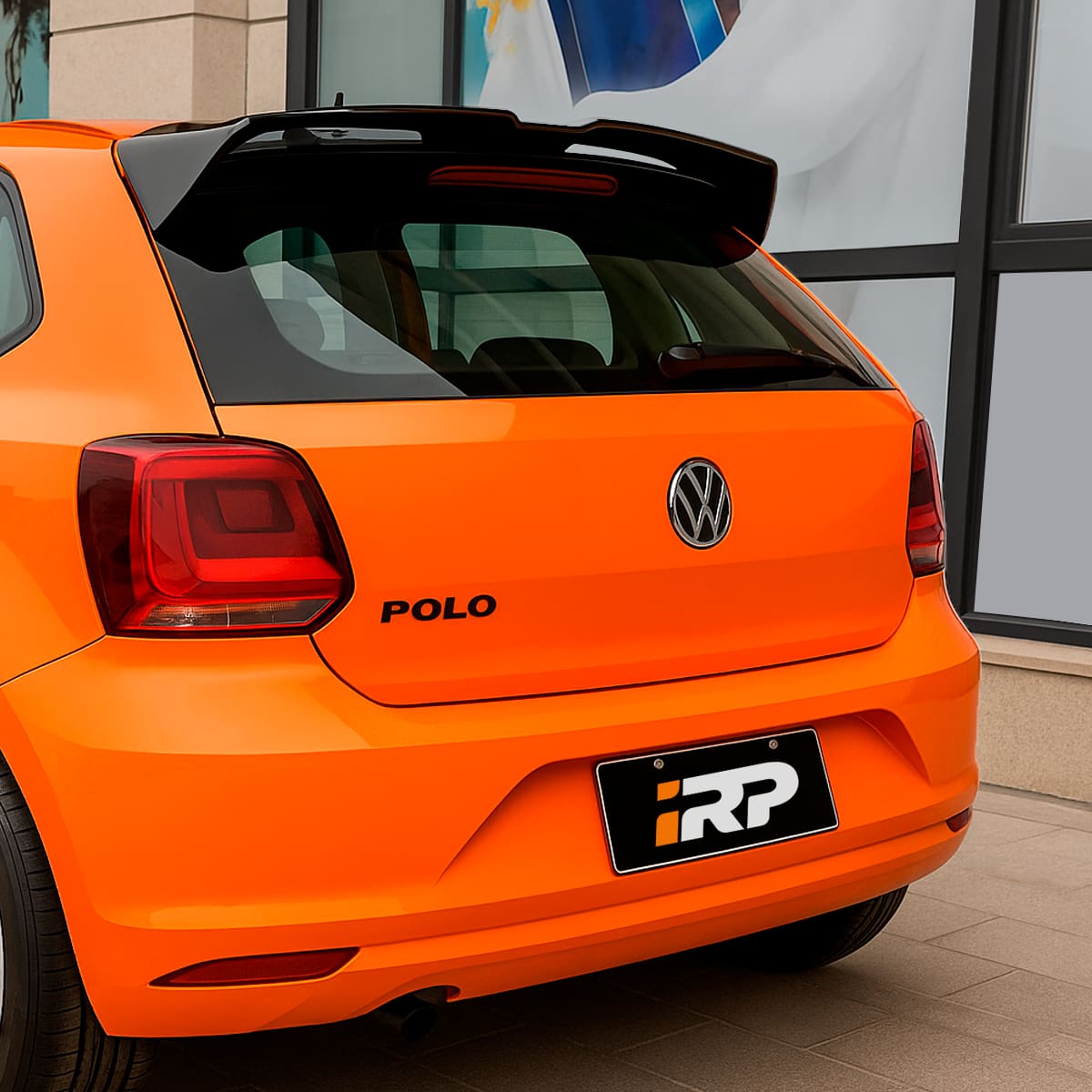 Alerón Volkswagen Polo 18-25 Estilo Oettinger Negro Brillante