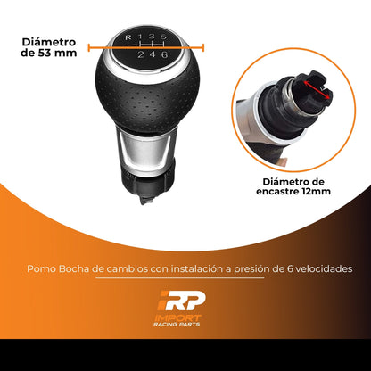 Pomo de Cambios GTI Audi/VW – A3 A4 A1 A5 Q5 Q3/Golf Bora Vento