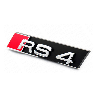 Parrilla Rs4 Audi A4 B8 08-12 Borde Negro Con Quattro Debajo